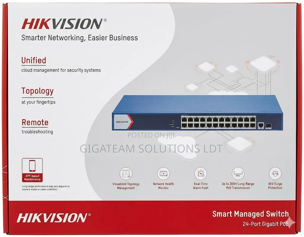 Hikvision 24 Port Gigabit Poe Switch Ds-3e0526p-E