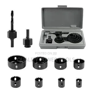 Hole Saws,11pcs 19-64mm Carbon Steel Wood Hole Saw Cutter Kit,