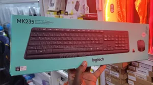 Logitech Mk235 Wireless Keyboard and Mouse Combo (Black)
