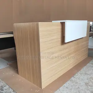 1.6m Brown Customized Front Reception Desk