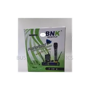 BNK Bk9htlp 3 in 1 Uhf Dual Channel Wireless Microphone System