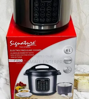 Signature 6 Litres Electric Pressure Cooker Versatile Design