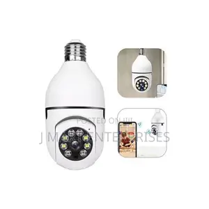 Smart Wifi 360° Indoor Security Bulb Camera Full Hd 1080p for Home,