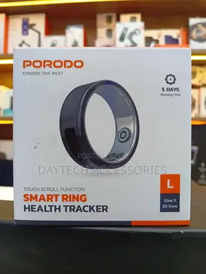 Porodo Phone Touch Control Health Tracker Smart Ring.