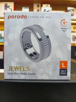 This Is a Porodo Jewels Smart Ring - Health Tracker in Size L.
