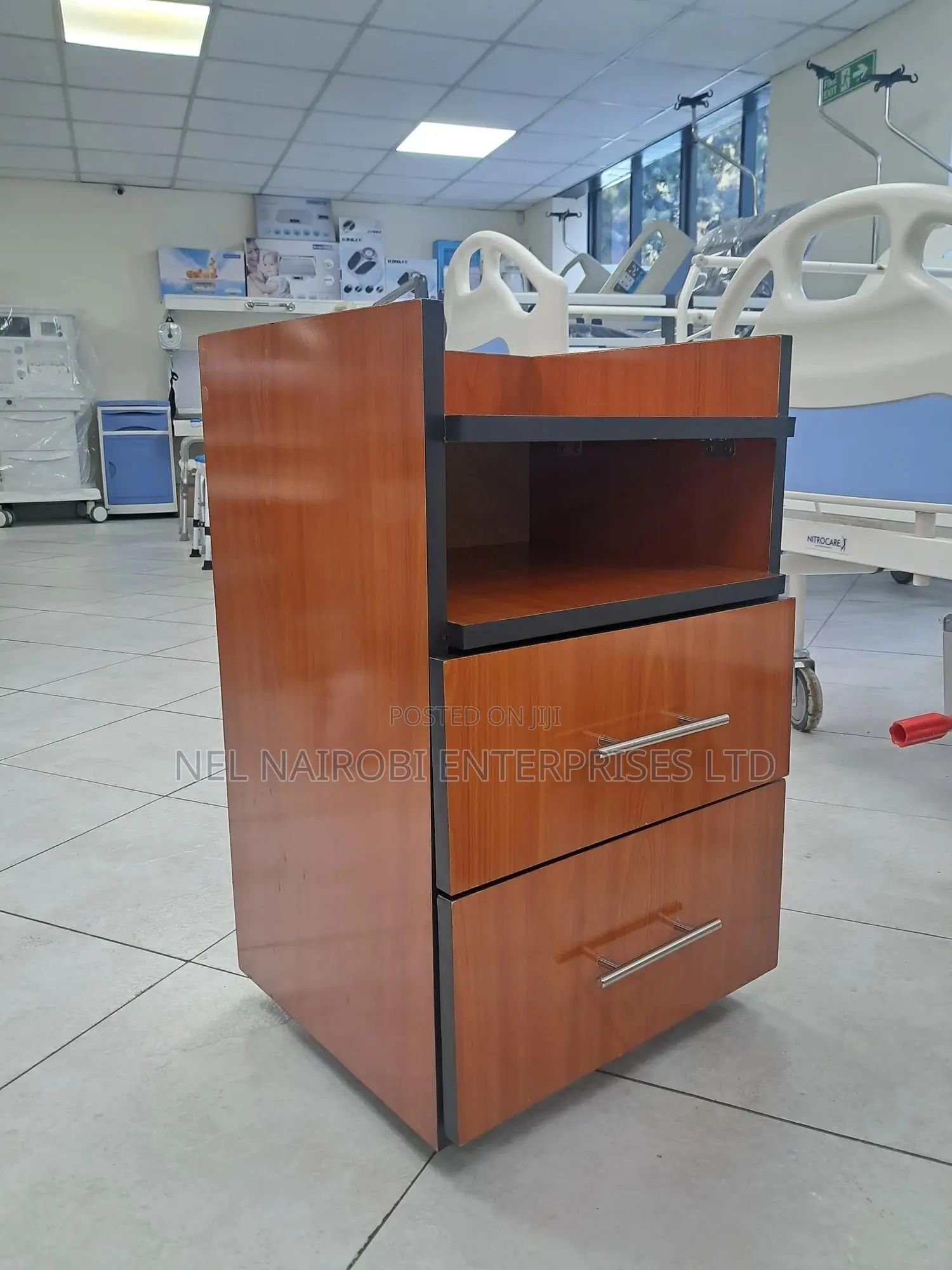 Bedside Locker With Wheels