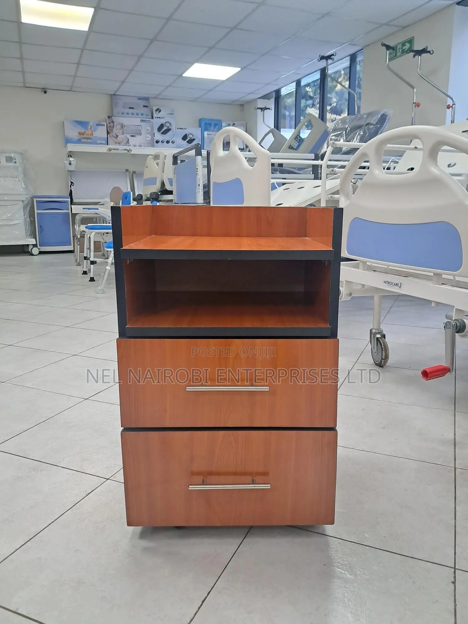 Bedside Locker With Wheels