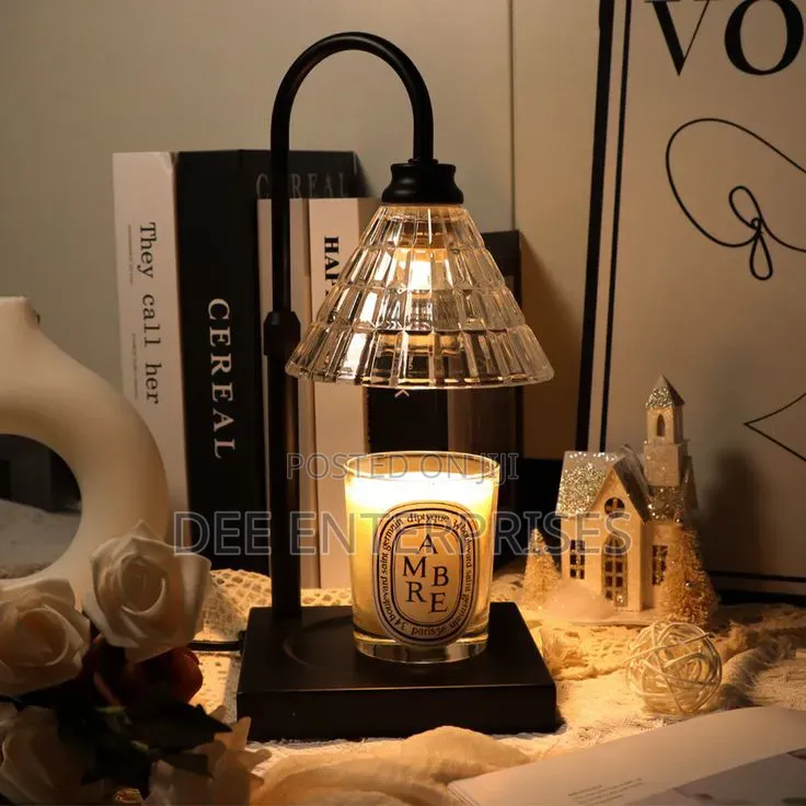 Electric Candle Warmer With Bamboo Base
