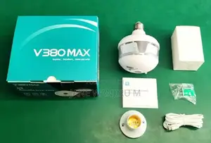 V380 Max Single Lens (Nanny) Wifi Bulb Camera