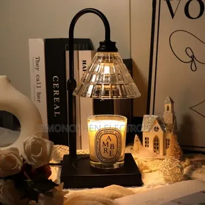 Electric Candle Warmer With Bamboo Base