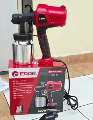 Now Available Edon 400w Electric Spray Gun Metallic Tank 800ml