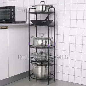 Premium Quality 5 Tier Pot Rack Holder-Arv