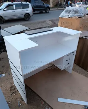 Premium Wooden Office Receptionist Desk