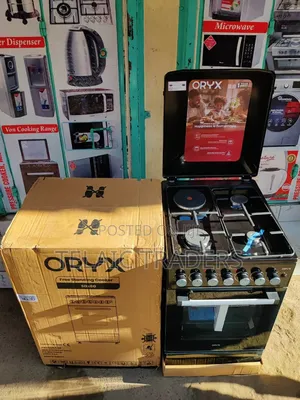 Oryx Standing Cooker 50x60 3gas 1electric With Electric Oven