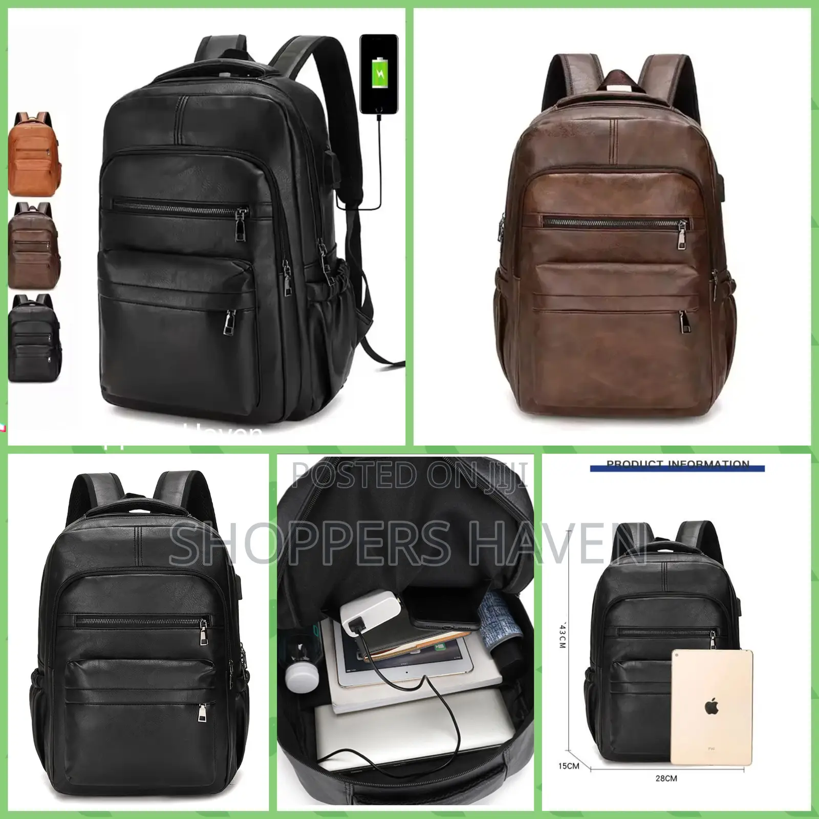 Pu Leather Laptop Bag