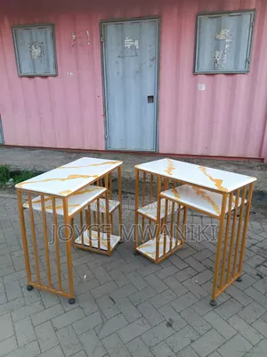 2 Manicure Tables With Marble Tops