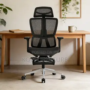 Office Chairs; Executive Orthopedic Office Seat With Footrest