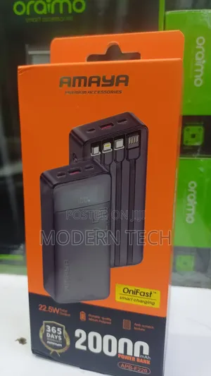 Amaya Portable 20,000mah 22.5w Rapid Charging Power Bank