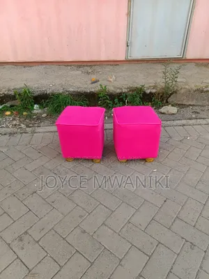 Pedicure Stool, Baby Pink