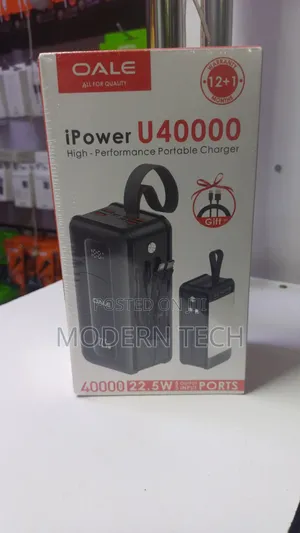 Oale 40,000mah 22.5w Power Bank