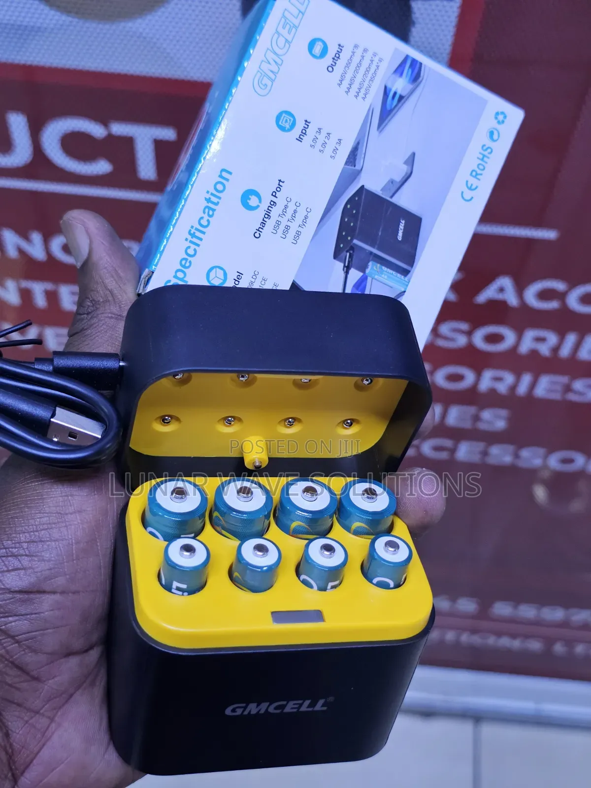 Gmcell Aa and Aaa Rechargeable Batteries