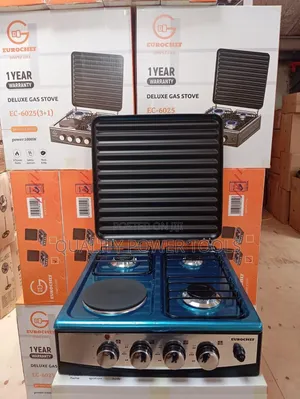 Eurochef 3 Gas +1 Electric Table Top Cooker