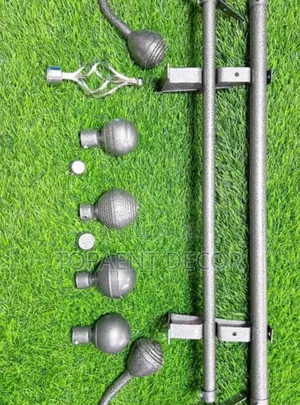 Easy Customization, Powder Coated Curtain Rod and Accessories