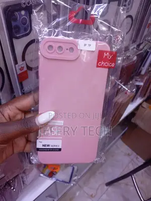 Pink Protective Case Designed for an iPhone 7 Plus