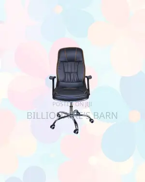 Executive Leather Office Chair High Back Padded Armrests Ergonomic