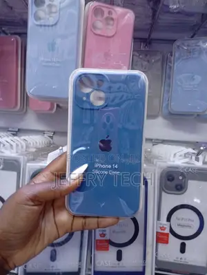 Cober Silicone Con Marca iPhone 14 | Mayoreo Mundo Innovacion