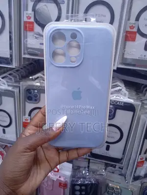 Apple Sky Blue Soft Silicone Case for iPhone 14 Pro Max