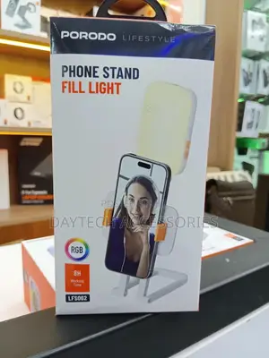 The Porodo Lifestyle Phone Stand Fill Light, Model Lfs062