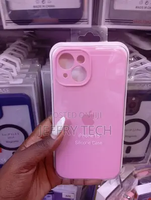 Silicone iPhone 15 Plus Back Case - Mobile .Rapp
