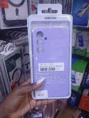 Samsung Silicone Case for Galaxy A55 Blueberry