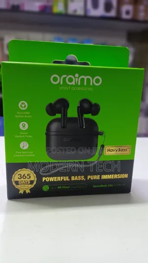 Oraimo Spacebuds Lite Sound360 Anti-Lost Wireless Earbuds