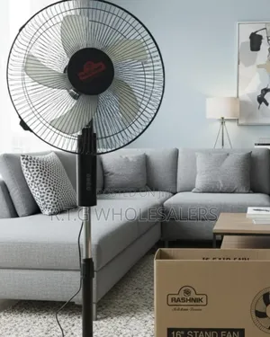 Rashnik Remote Control Standing Fan