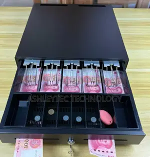 4 Slot Cash Drawer New Wit 8 Coin Slot