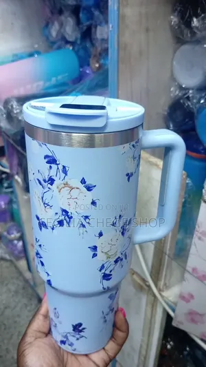 Flowered Stanley Mug