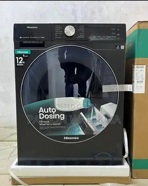 Hisense Front Load Washing Dryer, 12/8kg - Silver (Wd5s1245bb )