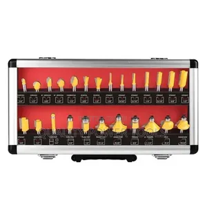 24-Piece Router Bit Set, Router Bits for Woodworking Tool