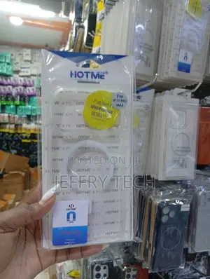 iPhone 17 Pro Max Hotme Brand Clear Magnetic Phone Case