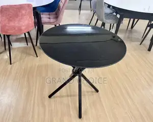 Modern Round Glass Coffee Table -stylish Base