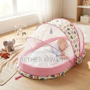 Kids' Foldable Thickened Anti-Mosquito Net Bed in Kenya