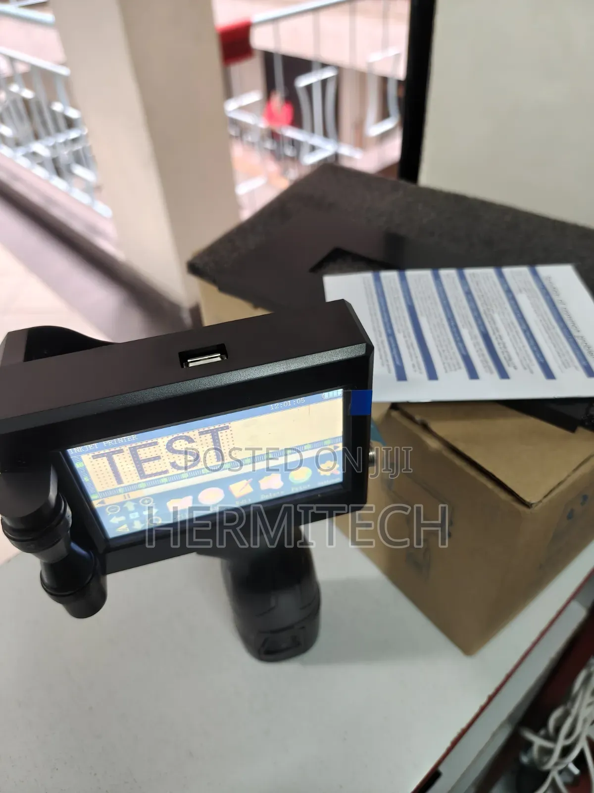 Adjustable Features Handheld Inkjet Printer, Portable Coding Machine