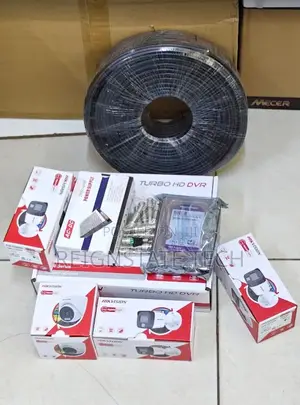 4 2mp Smart Hybrid 24/7 Colored CCTV Cameras Complete System Kit