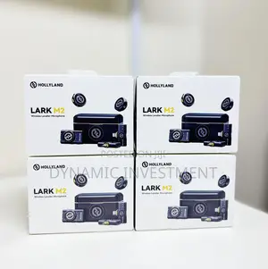 Hollyland Lark M2 Duo Wireless Lavalier Microphone System With Anc