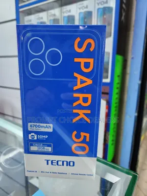 New Tecno Spark 50 128 GB Black