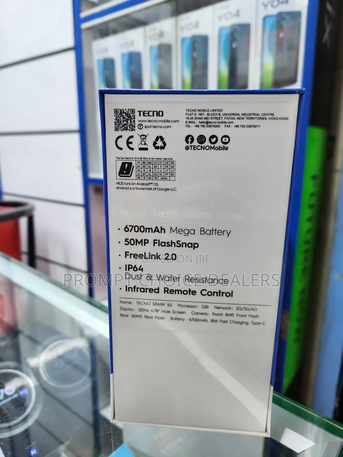 New Tecno Spark 50 128 GB Black