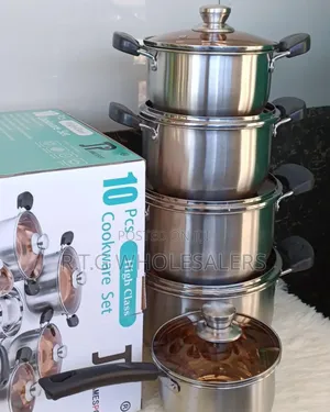 Jp 10 Piece Heavy Duty Stainless Cookware Set