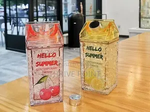 Summer Aclyric Smoothie/Party Cups With Straw